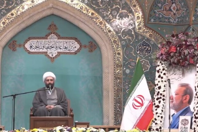 مراسم اربعین شهید لاریجانی در حرم حضرت معصومه (س) برگزار شد