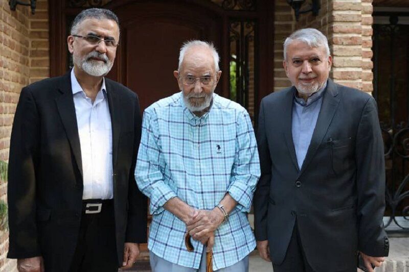وزیر فرهنگ به دیدار محمدعلی موحد رفت