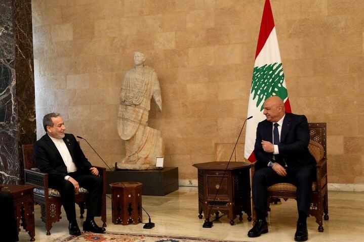 عراقچی با رئیس جمهور لبنان دیدار کرد