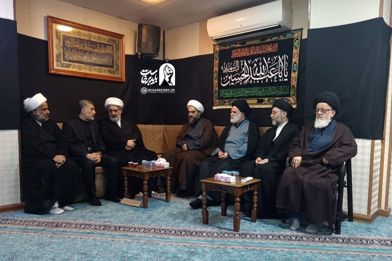 دیدار علما و بزرگان نجف اشرف با فرزند ارشد رهبر شهید انقلاب اسلامی