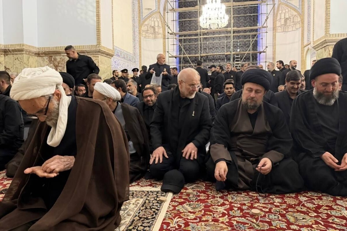 وداع سید عمار حکیم با رهبر شهید ایران در حضرت امام رضا (ع)+تصاویر