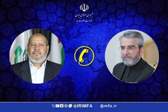 گفت وگوی باقری با معاون دفتر سیاسی حماس