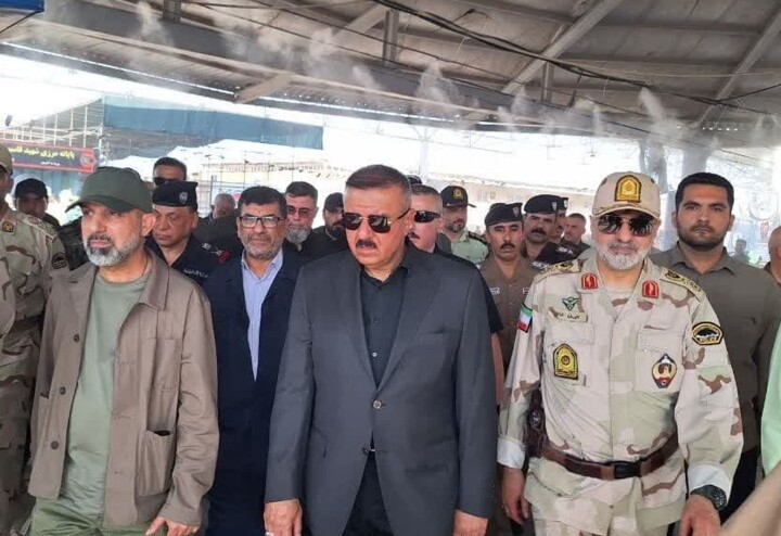بازدید سردار رادان از مرز زرباطیه عراق/زائران اربعین زمان سفر را مدیریت کنند