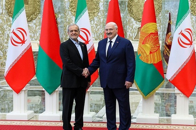  استقبال رسمی رئیس جمهور بلاروس از پزشکیان