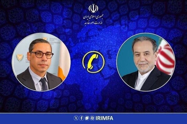 گفتگوی تلفنی وزرای امور خارجه ایران و قبرس