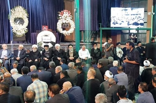 برگزاری مراسم بزرگداشت والده همسر سید حسن خمینی در حسینیه جماران