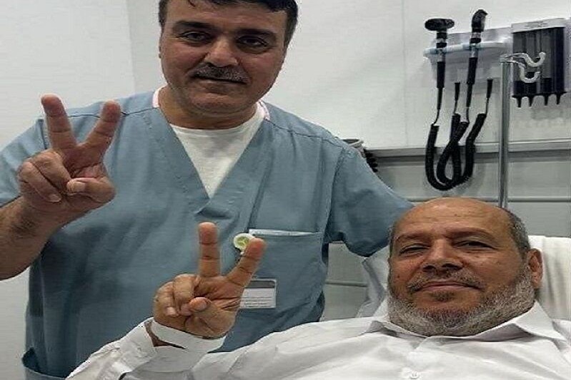 تصویر «خلیل الحیه» پس از حمله اسرائیل به دوحه
