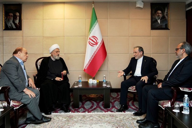 دیدار نائب رئیس مجلس اعلای اسلامی شیعیان لبنان با عراقچی