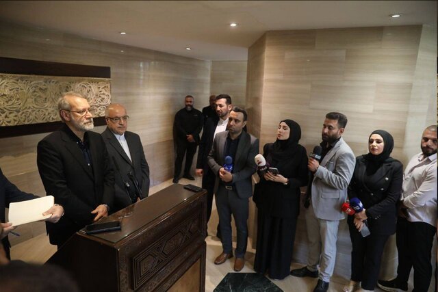 لاریجانی: برای همه شرایط آماده‌ایم/مردم لبنان احتیاج به قیم ندارند