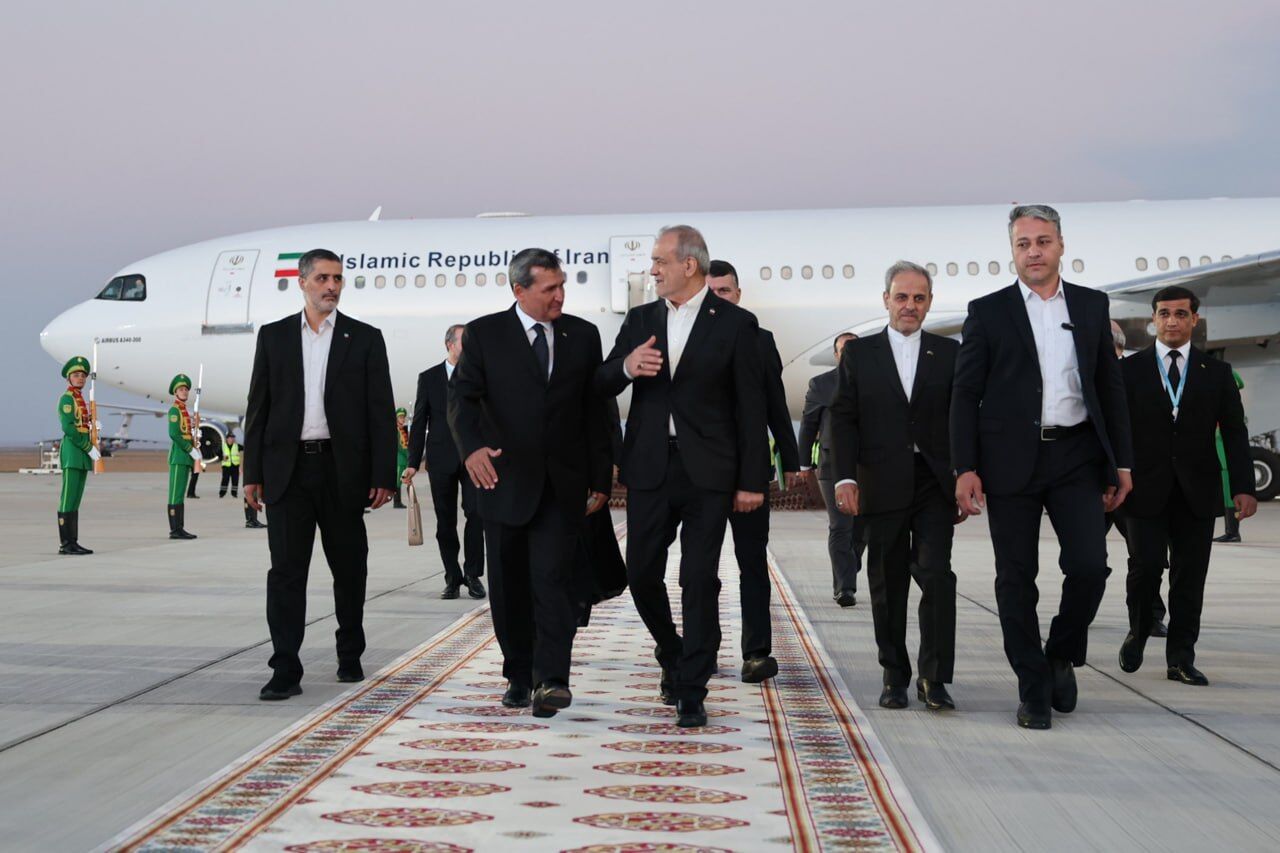 سفر دکتر پزشکیان به ترکمنستان