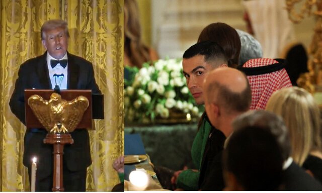  واکنش ترامپ به حضور رونالدو در کاخ سفید