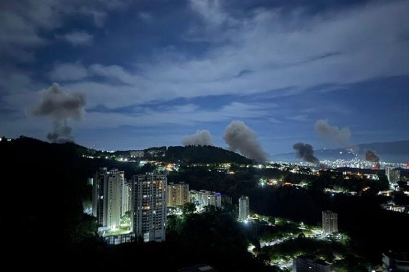 تجاوز آمریکا به کاراکاس پایتخت ونزوئلا تجاوز آمریکا به کاراکاس پایتخت ونزوئلا