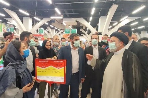 بازدید رئیس‌جمهور از فرآیند توزیع کالاهای اساسی در تهران