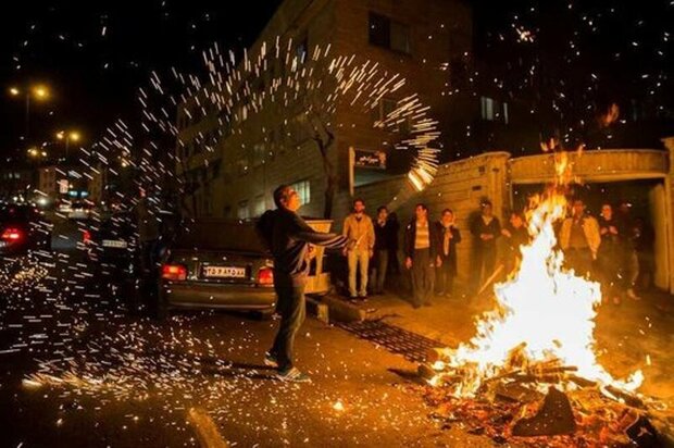 ۵۷ نفر در حوادث چهارشنبه آخر سال قم مصدوم شدند