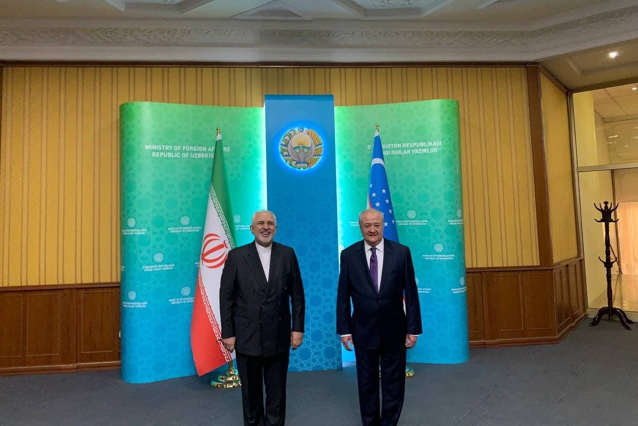 ظریف در تاشکند با همتای ازبکستانی خود دیدار کرد