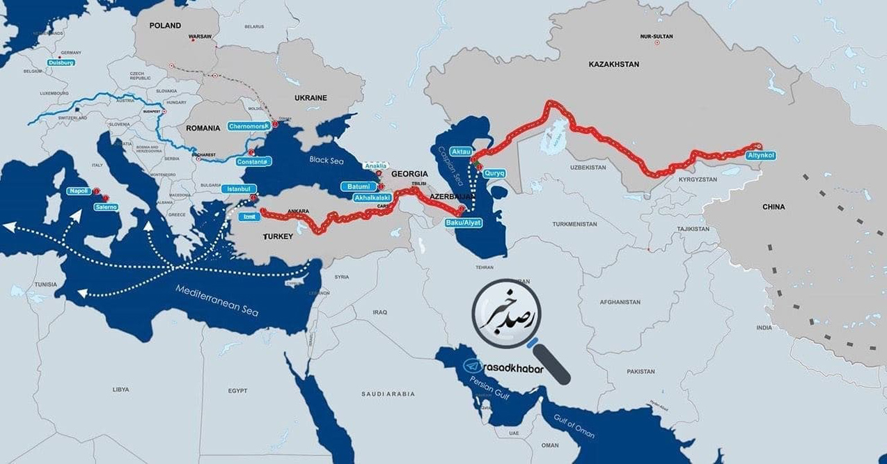  اولین قطار باری ترکیه به چین رسید