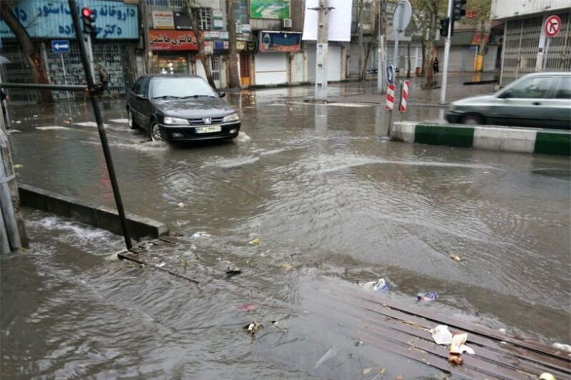 تشدید بارش در ۱۵ استان و احتمال آبگرفتگی