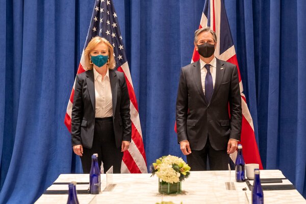 گفت‌وگوی وزیران خارجه آمریکا و انگلیس درباره مذاکرات وین