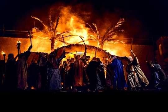 ۲۰۰ هزار نفر از مردم قم به تماشای نمایش فصل شیدایی نشستند