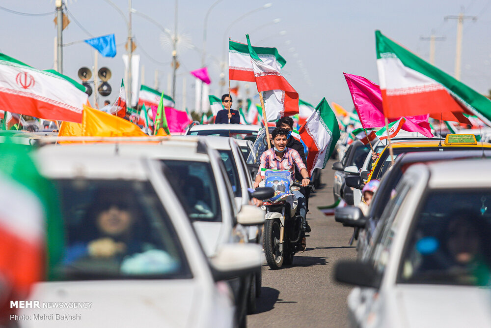 راهپیمایی 22 بهمن در قم