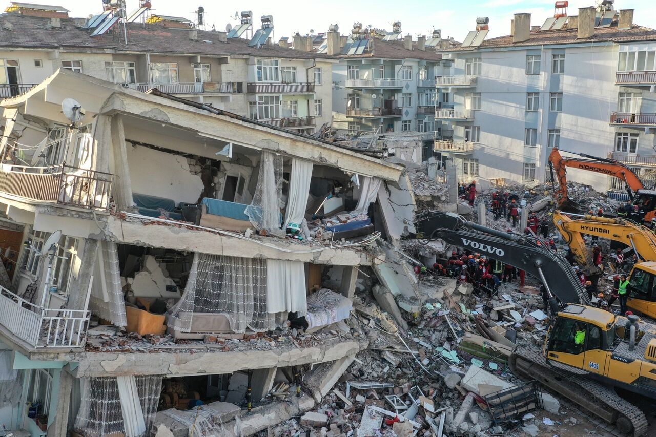 تلفات زلزله ترکیه به 69 نفر افزایش یافت