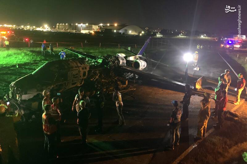 سقوط هواپیما در سودان/ ۱۰ نفر کشته شدند+عکس
