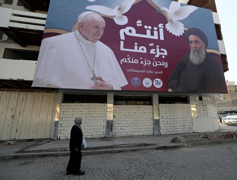 بسته شدن ورودی های استان اربیل عراق برای سفر پاپ