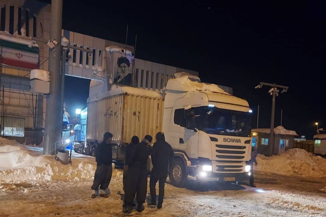 فعالیت ترانزیتی در مرز باشماق از سرگرفته شد