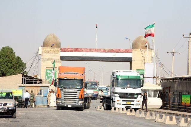توقف صادرات کالا از مرزهای چذابه و شلمچه به عراق تا ۱۹ مهر 