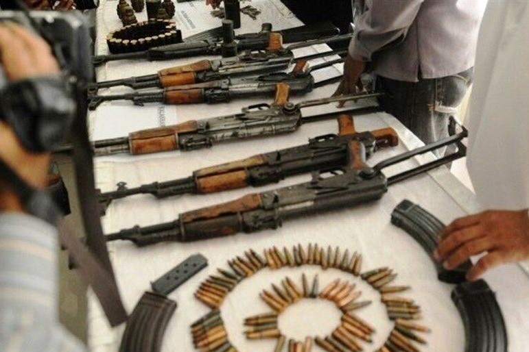 کشف ۸۸ قبضه سلاح غیرمجاز در خوزستان