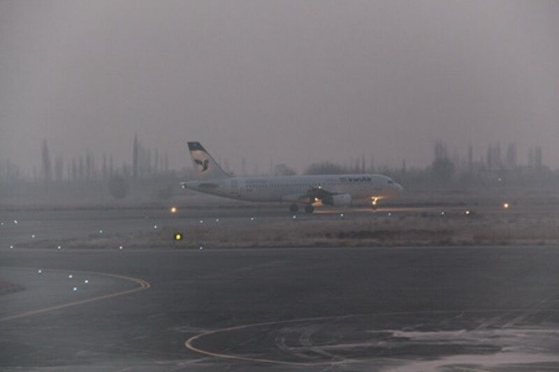 شرایط جوی پروازها از مبدأ فرودگاه مهرآباد را دچار اختلال کرد